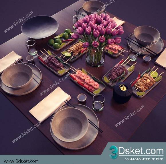 Free Download 3D Models Tableware Kitchen 0269