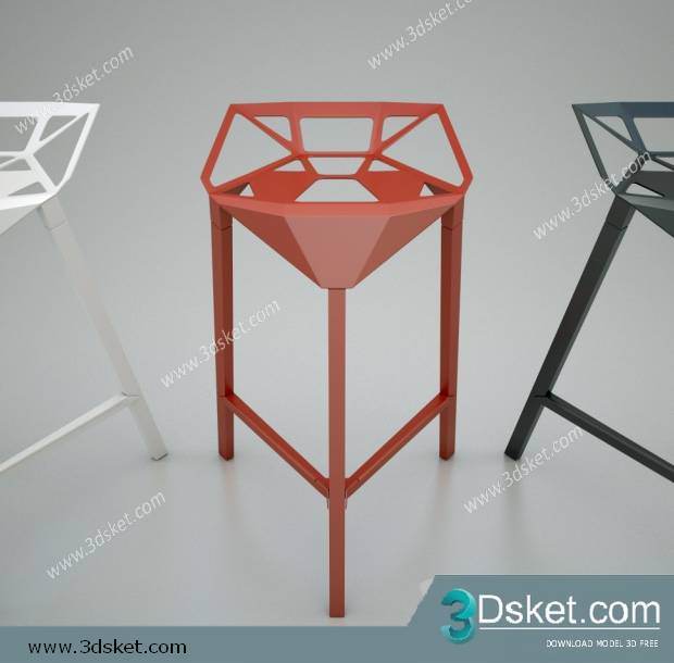 3D Model Chair Free Download 0436