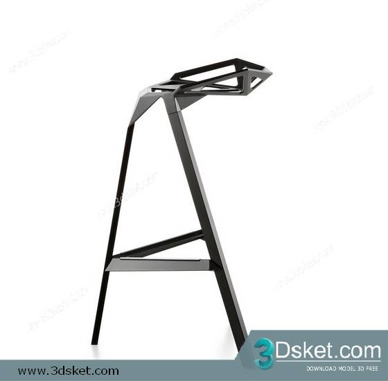 3D Model Chair Free Download 0436