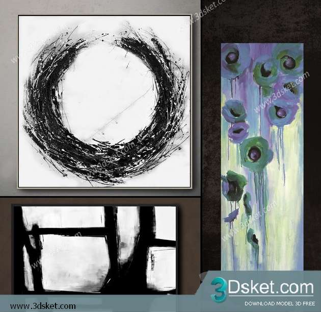 Free Download Frame 3D Model Tranh 0110