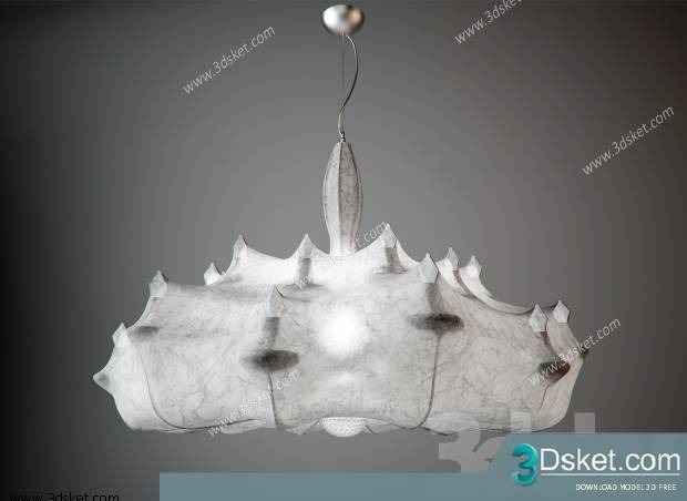 Free Download Ceiling Light 3D Model 0644