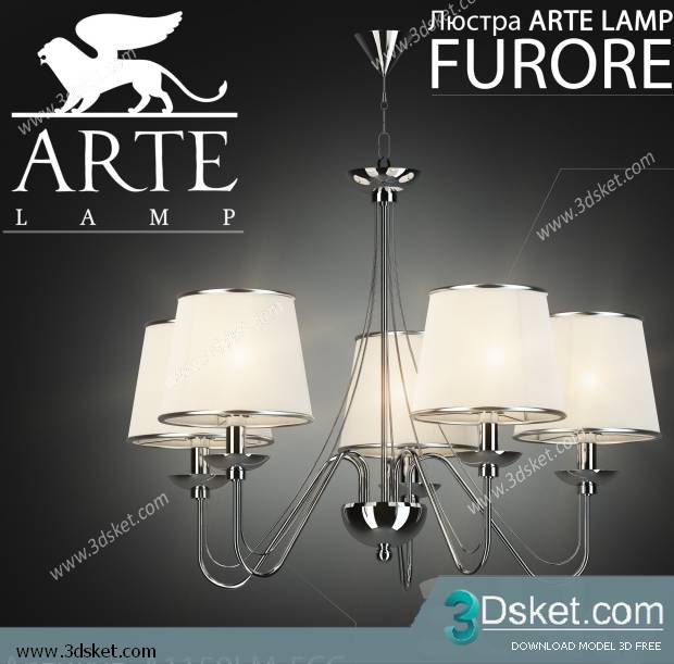 Free Download Ceiling Light 3D Model 0623