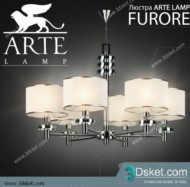 Free Download Ceiling Light 3D Model 0624