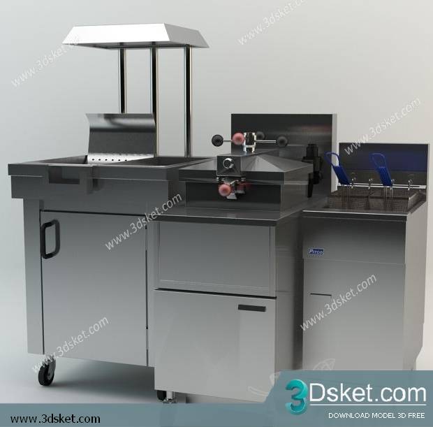 Free Download Kitchen Appliance 3D Model 0183