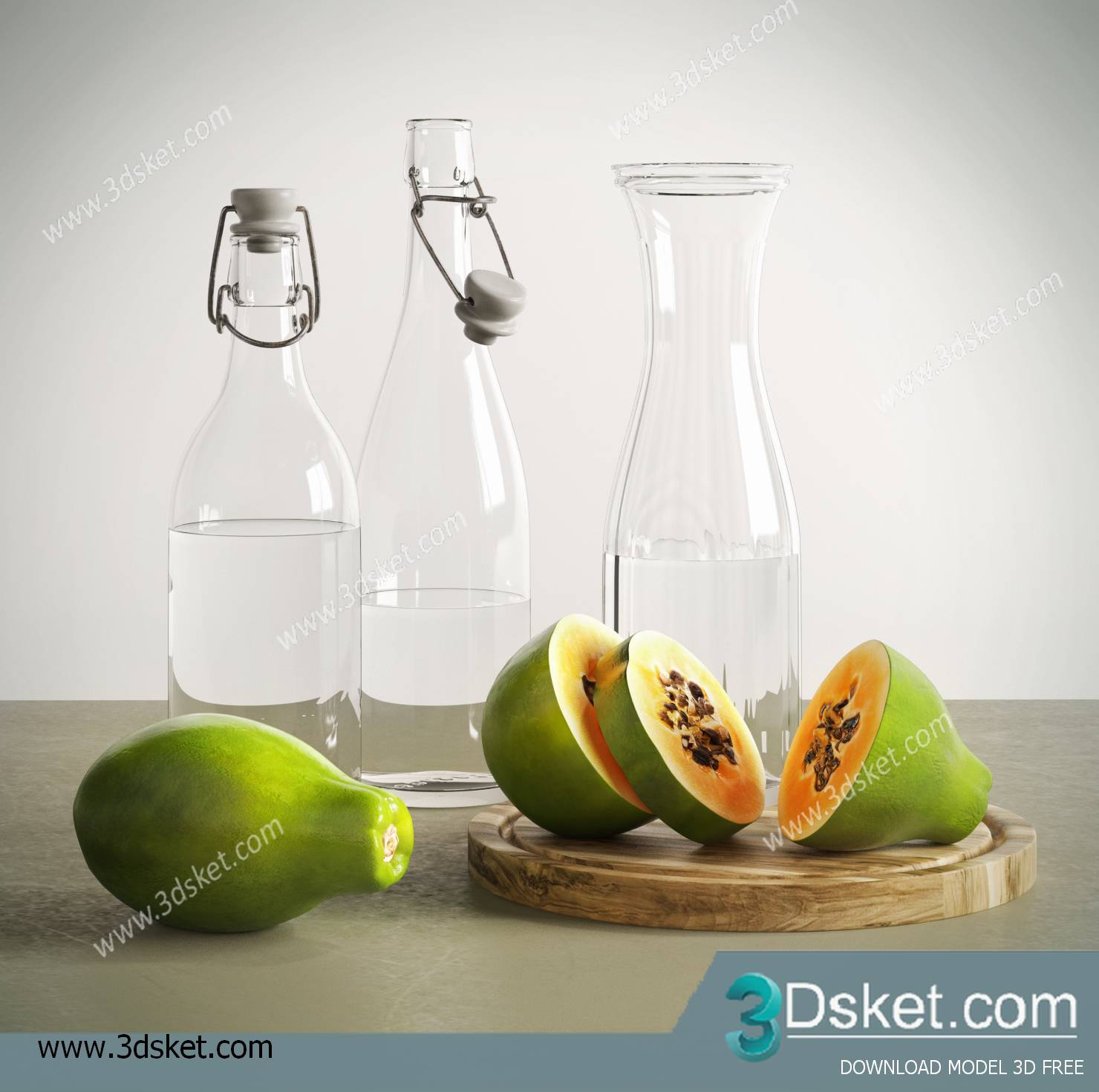 Free Download 3D Models Tableware Kitchen 0267