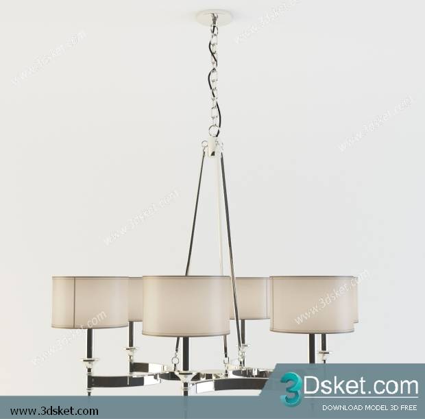 Free Download Ceiling Light 3D Model 0641