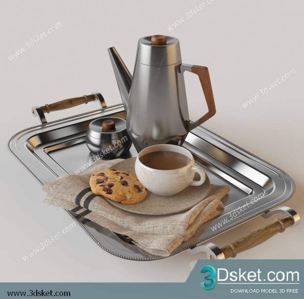Free Download 3D Models Tableware Kitchen 0268