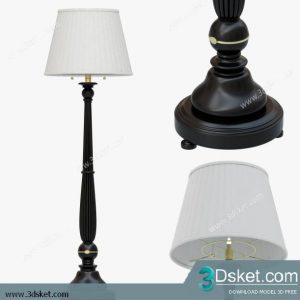Free Download Floor Lamp 3D Model 086