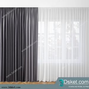 Free Download Curtain 3D Model Rèm 0199