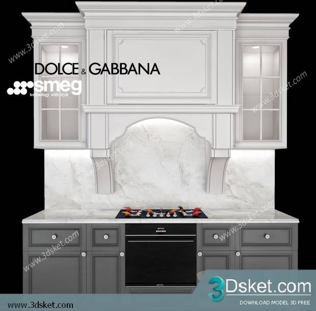 Free Download Kitchen 3D Model 0188