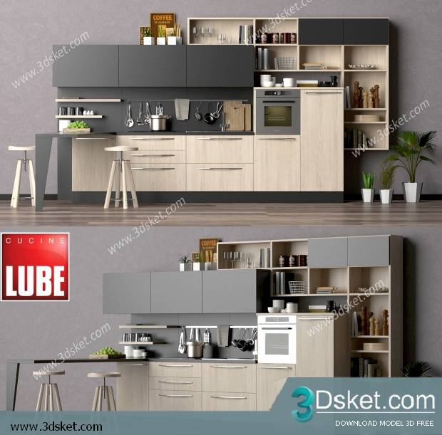 Free Download Kitchen 3D Model 0189
