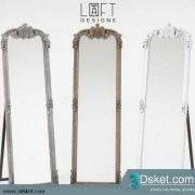 Free Download Mirror 3D Model Gương 096