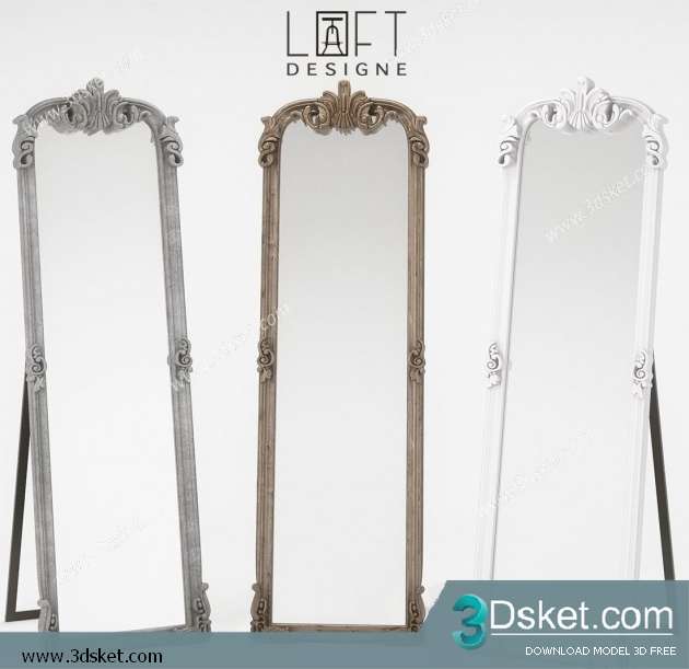 Free Download Mirror 3D Model Gương 096