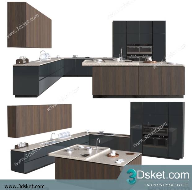 Free Download Kitchen 3D Model 0103