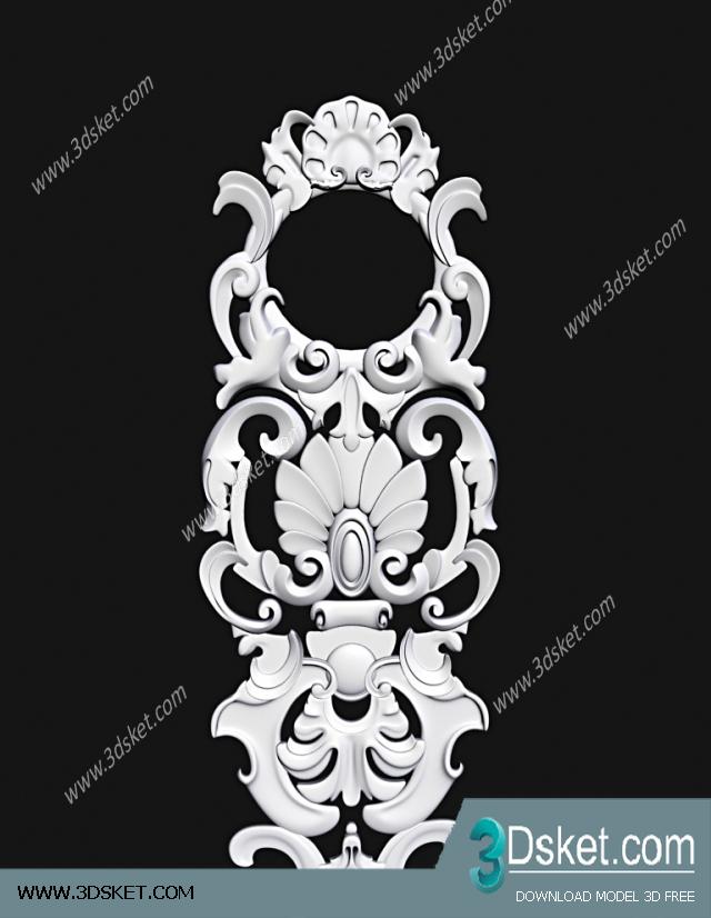 Free Download Decorative Plaster 3D Model 178