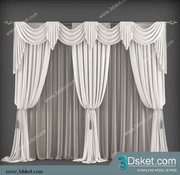 Free Download Curtain 3D Model Rèm 0210