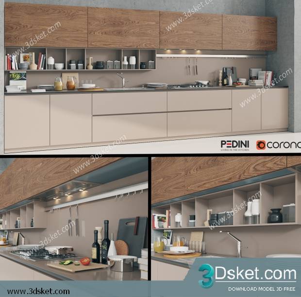 Free Download Kitchen 3D Model 0105