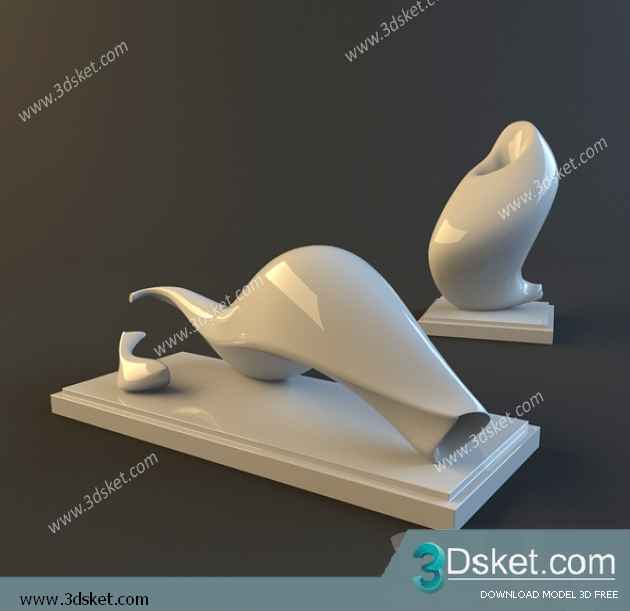 Free Download Sculpture 3D Model Điêu Khắc 063