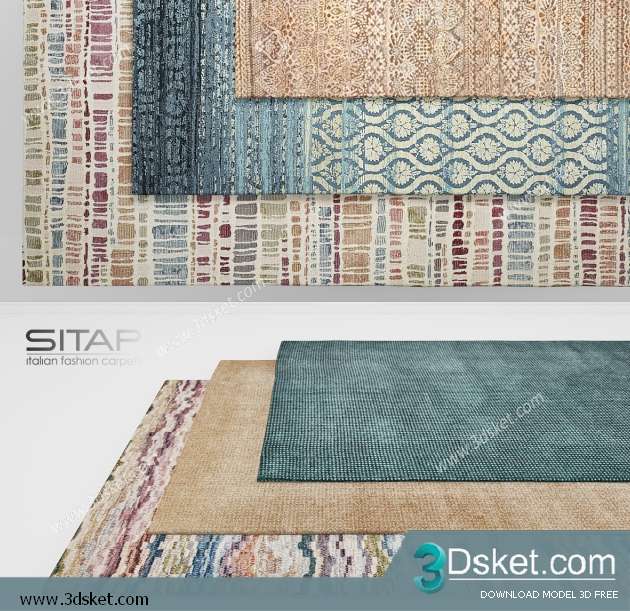 Free Download Carpets 3D Model Thảm 0120
