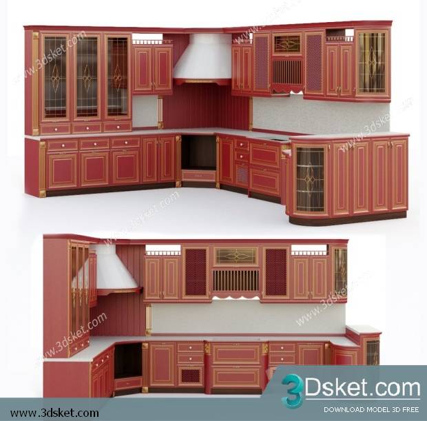 Free Download Kitchen 3D Model 0107