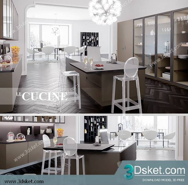 Free Download Kitchen 3D Model 0108