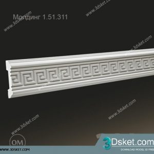 Free Download Decorative Plaster 3D Model 182