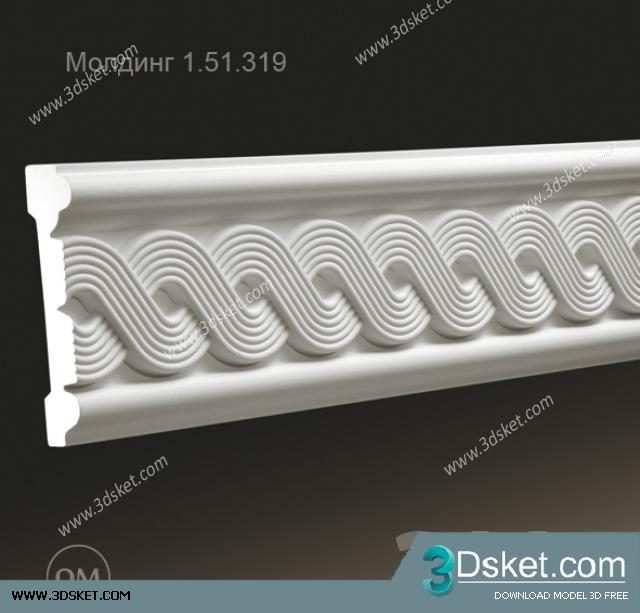 Free Download Decorative Plaster 3D Model 183