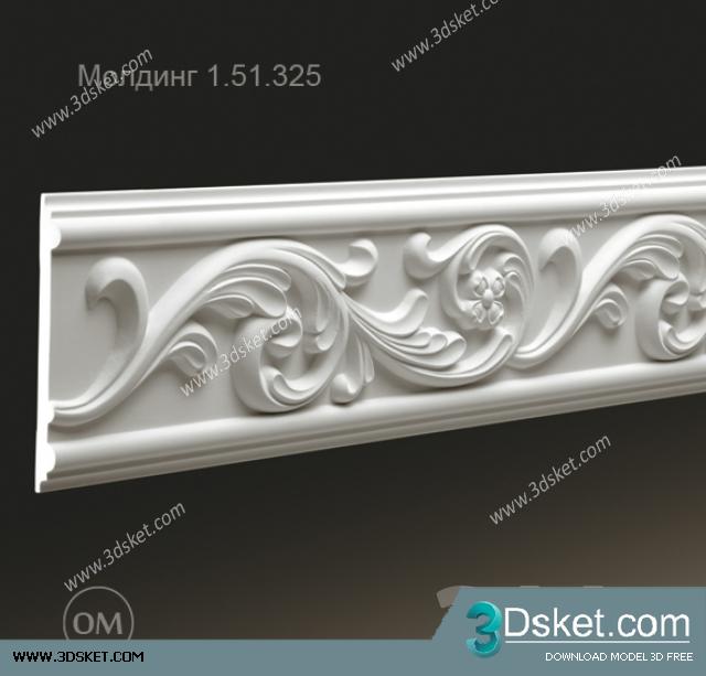 Free Download Decorative Plaster 3D Model 184