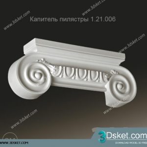 Free Download Decorative Plaster 3D Model 193