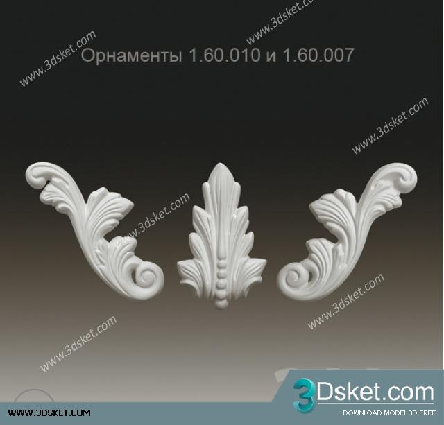 Free Download Decorative Plaster 3D Model 197