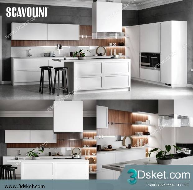Free Download Kitchen 3D Model 0113