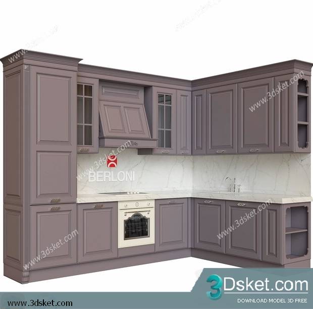 Free Download Kitchen 3D Model 0114