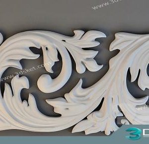 Free Download Decorative Plaster 3D Model 200