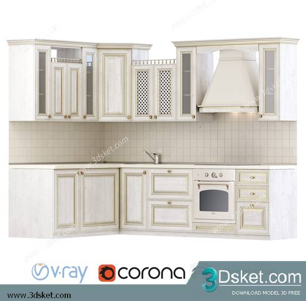 Free Download Kitchen 3D Model 0116