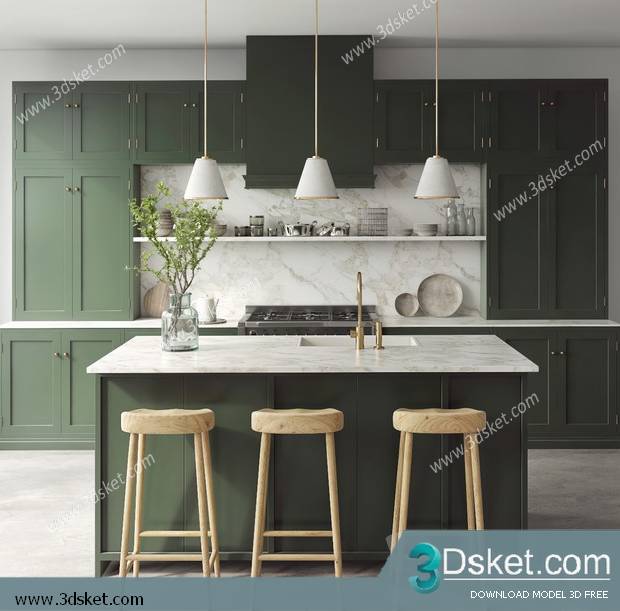 Free Download Kitchen 3D Model 0118