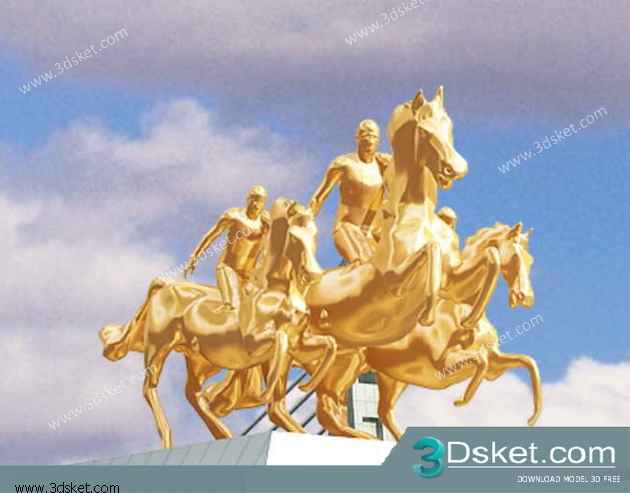 Free Download Sculpture 3D Model Điêu Khắc 052