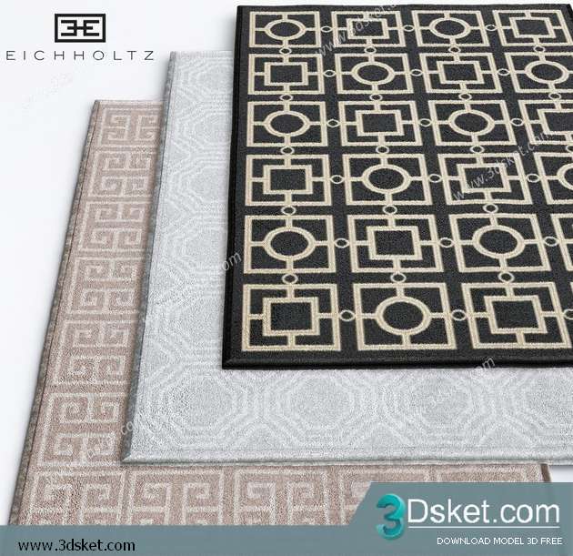 Free Download Carpets 3D Model Thảm 0125