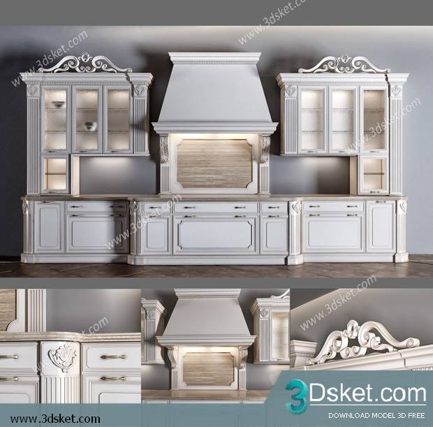 Free Download Kitchen 3D Model 0119