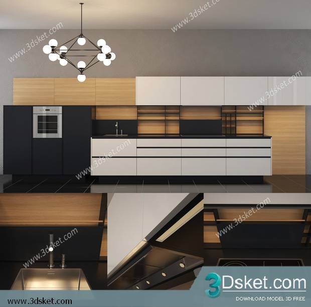 Free Download Kitchen 3D Model 0120