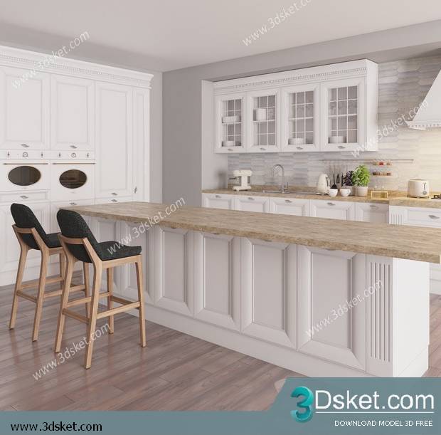 Free Download Kitchen 3D Model 0122