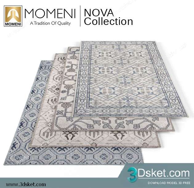 Free Download Carpets 3D Model Thảm 0127