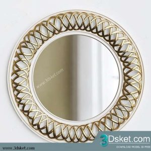Free Download Mirror 3D Model Gương 0104