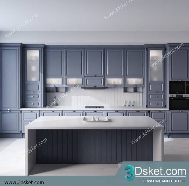 Free Download Kitchen 3D Model 0126