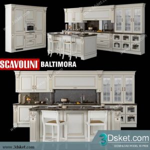 Free Download Kitchen 3D Model 0128