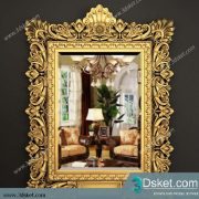 Free Download Mirror 3D Model Gương 0105