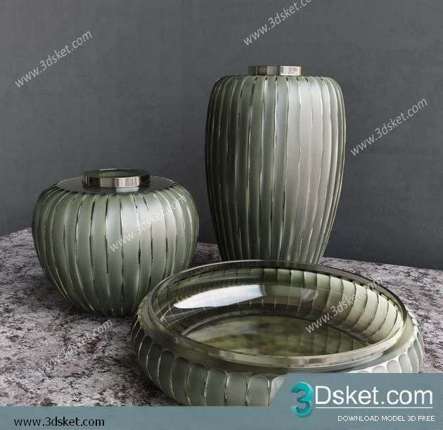 Free Download Vase 3D Model 0163