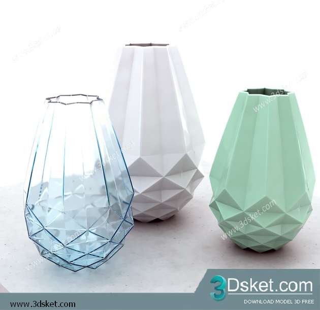 Free Download Vase 3D Model 0164