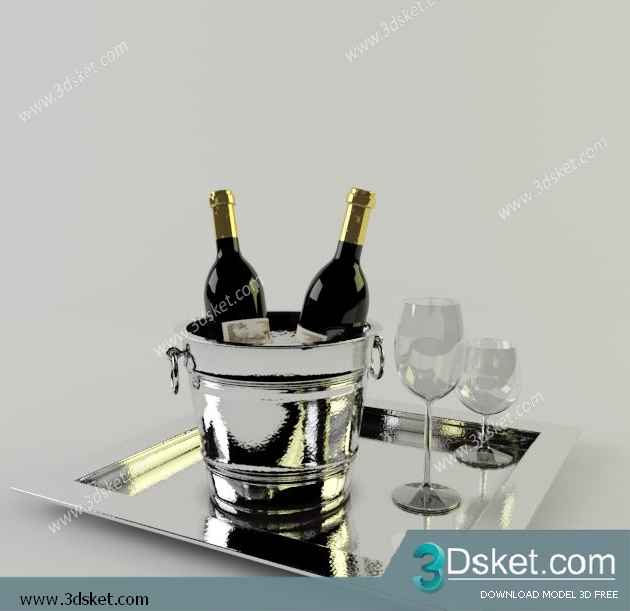 Free Download Kitchen Accessories 3D Model 0139