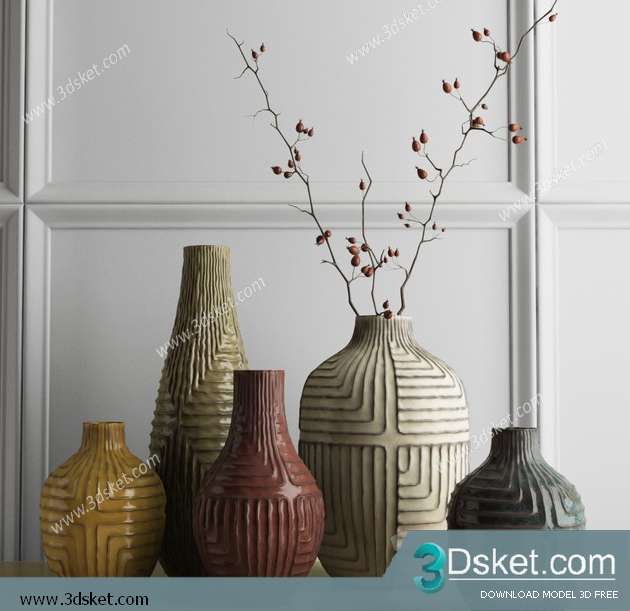 Free Download Vase 3D Model 0165