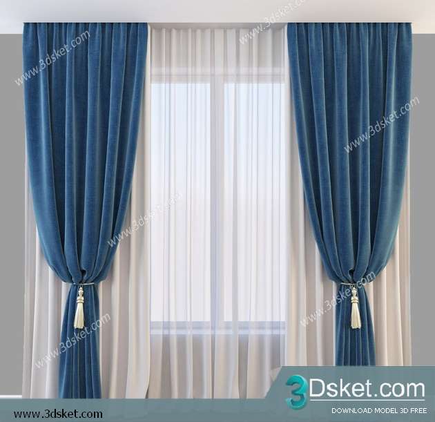 Free Download Curtain 3D Model Rèm 0222